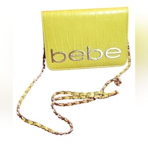 Bebe Lime Crossbody Bag